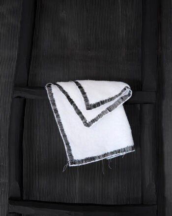 Tapis de bain finition Noir collection CALI design original V. Barkowski