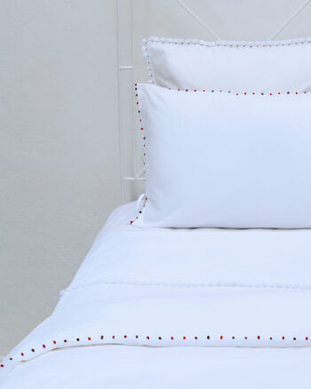 Drap de lit AYA finition crush par Valérie Barkowski