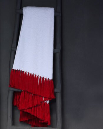 Drap de bain de la collection POLLUX finition Carmin design original V. Barkowski