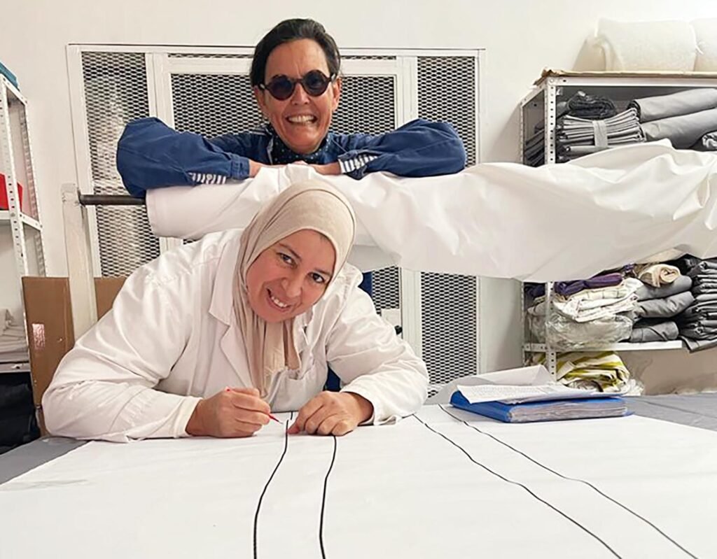 portrait de valerie et cheffe atelier marrakech