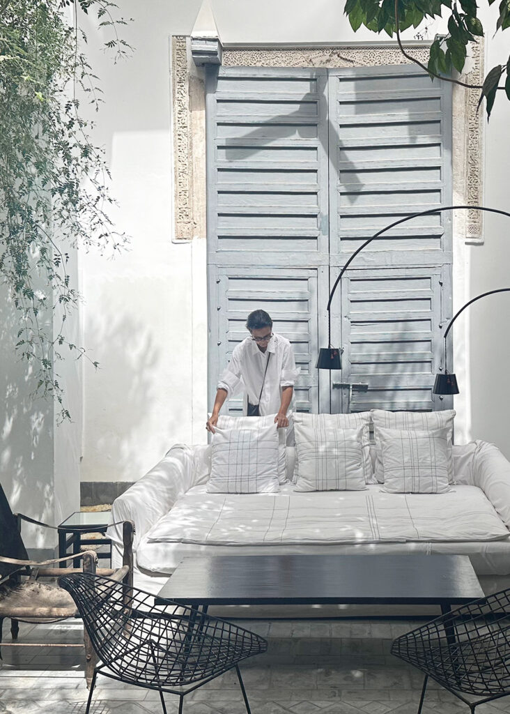 valerie barkowski dans son riad marrakech