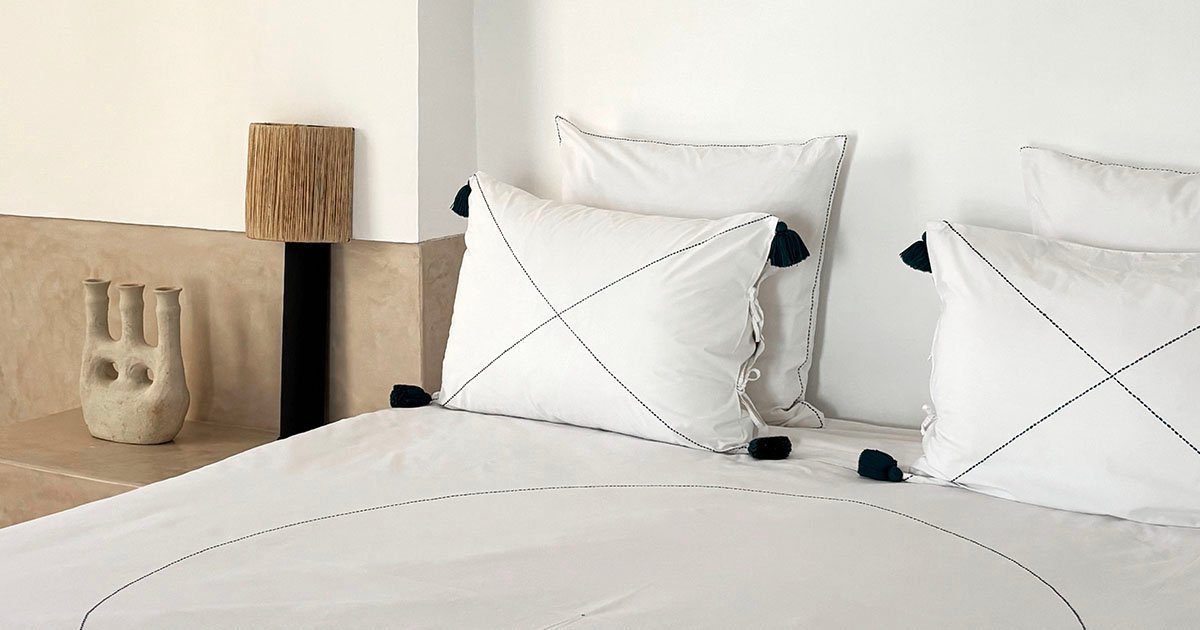 riad soumaya linge de lit artisanal