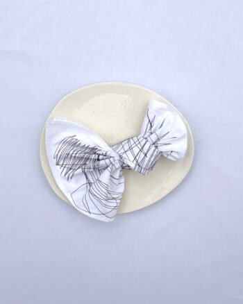 Serviette de table OYOKI finition marron