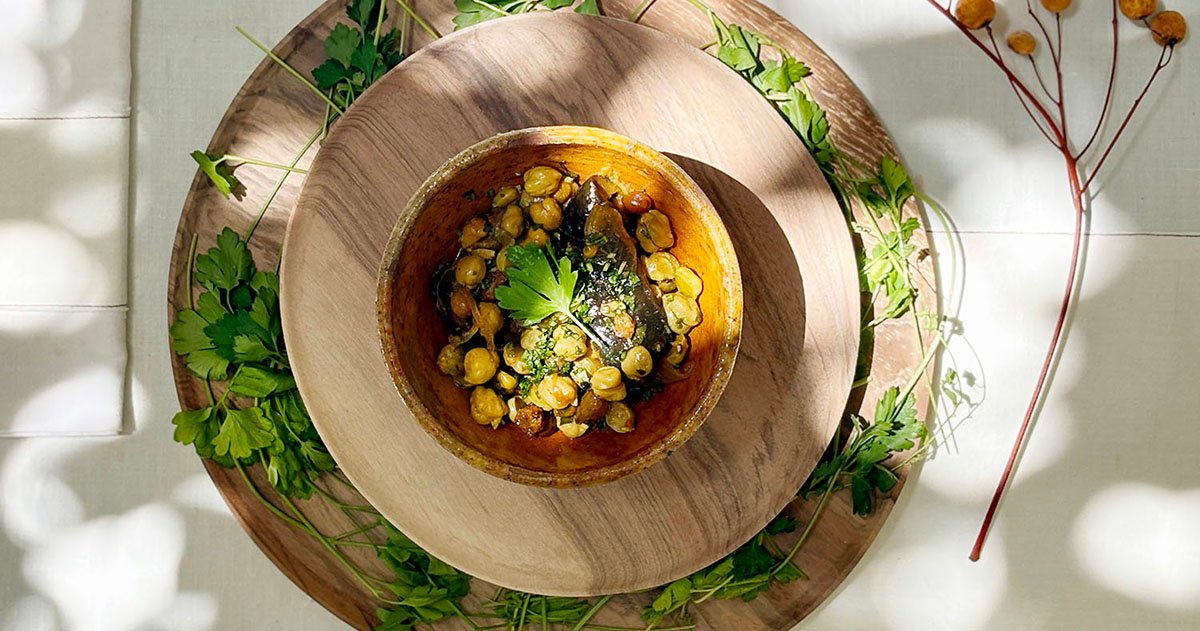 riad végétarien plat local saison