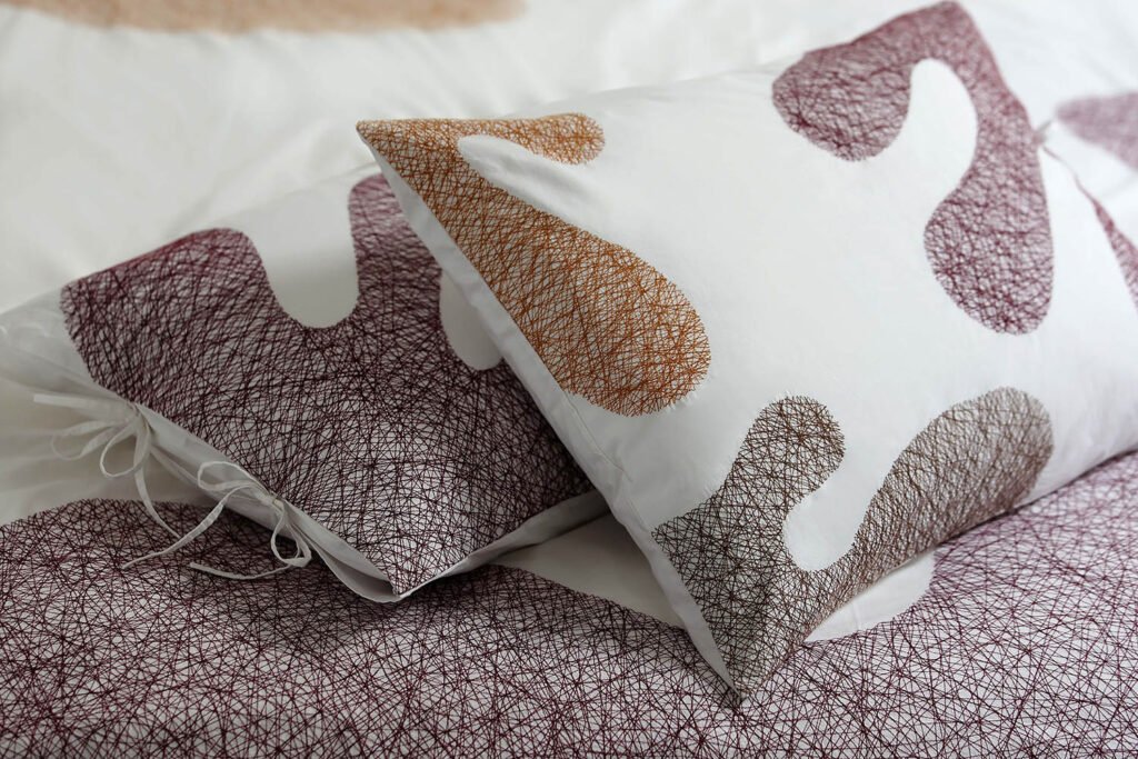 matières naturelles textile linge lit coton