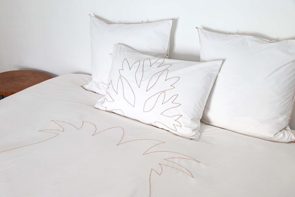 matières naturelles textile linge de lit