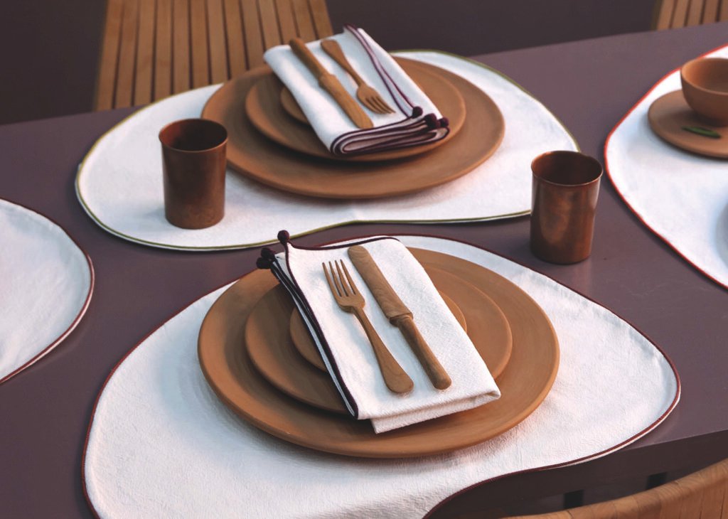 matières naturelles textile linge table