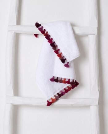 Serviette de bain Collection LAMU finition crush design V. Barkowski