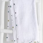 Serviette de bain Collection MEMBA Finition Aqua design V. Barkowski