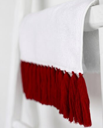 Serviette invite POLLUX Finition Carmin design V. Barkowski