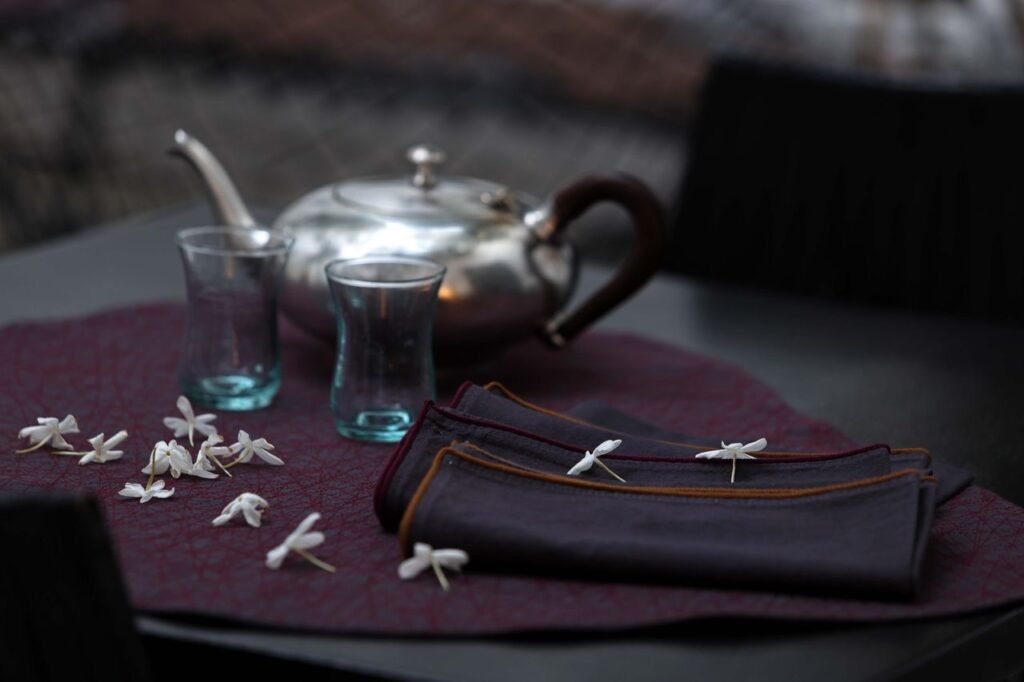 Thé à la menthe à Dar Kawa
