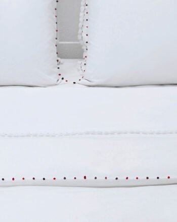 Drap de lit Collection AYA finition Crush design V. Barkowski