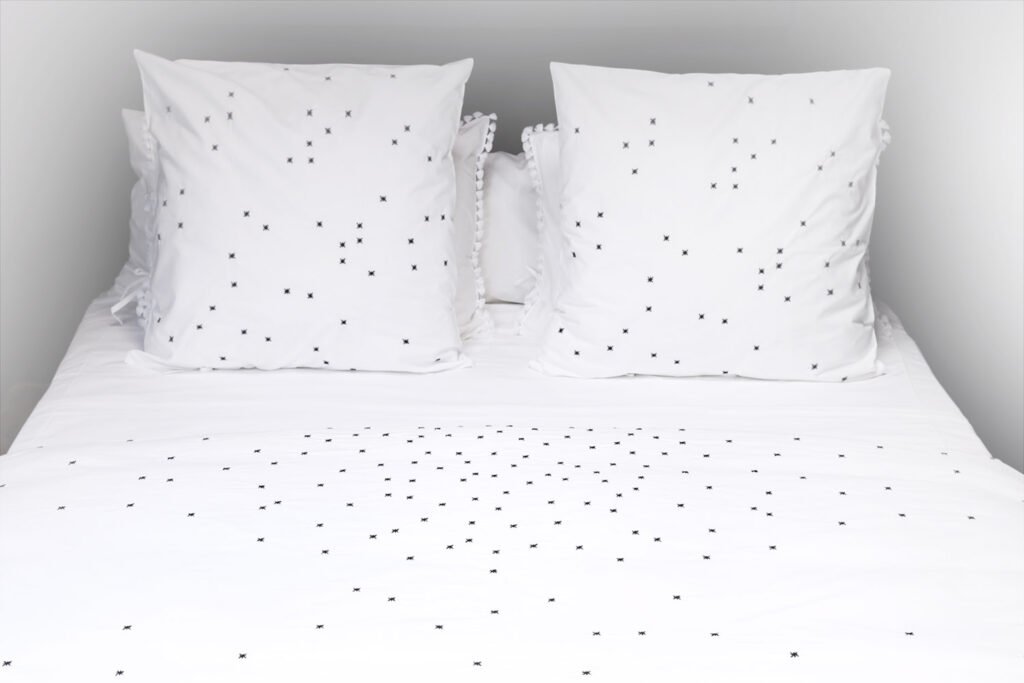 fez embroidery bed linen noon collection