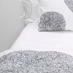 Housse de couette Collection DOTS finition Noir design V. Barkowski