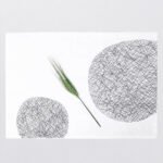 Set de table collection DOTS finition noir design V. Barkowski