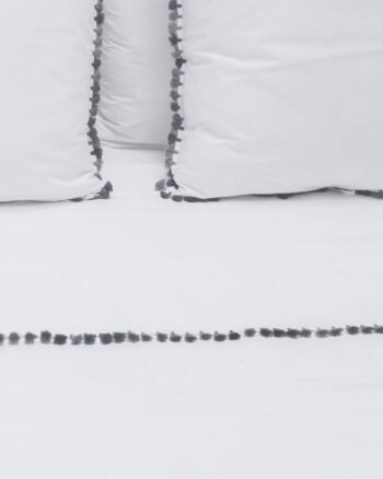 Drap de lit Collection ILIAS finition Fog design V. Barkowski