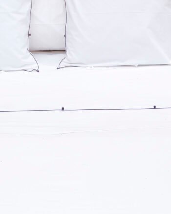Drap de lit Collection NIL finition Gris design V. Barkowski