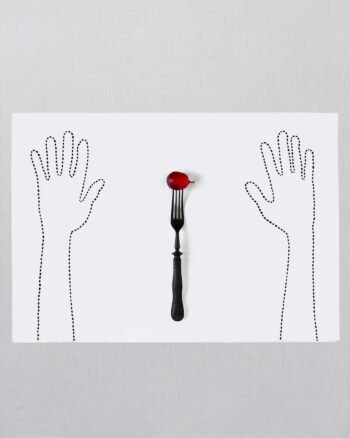 Set de table collection OTIS finition noir design V. Barkowski