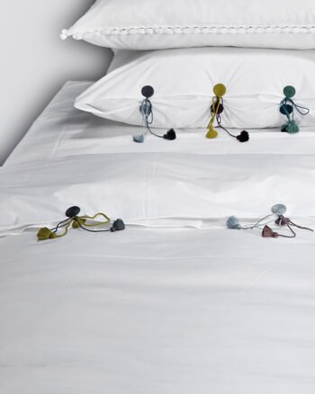 Housse de couette Collection YUMI finition Aqua design V. Barkowski