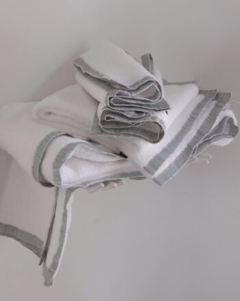 Collection linge de bain CALI finition water design V. Barkowski