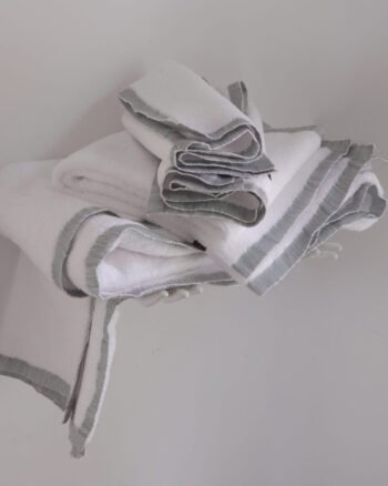 Collection linge de bain CALI finition water design V. Barkowski