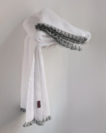 drap de bain Collection LAMU finition water design V. Barkowski