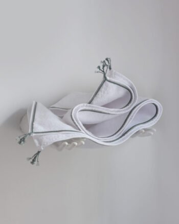 serviette de bain OMAYA finition water design V. Barkowski