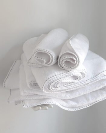 Collection linge de bain TRASS finition water design V. Barkowski