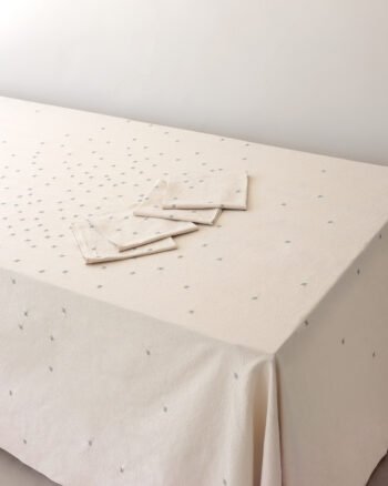 nappe NOON ecru finition water design V.Barkowski