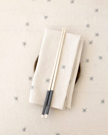 serviette de table NOON ecruf inition water design V.Barkowski