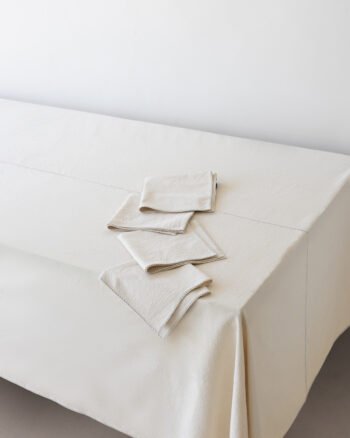 nappe TRASS ecru finition water design V.Barkowski