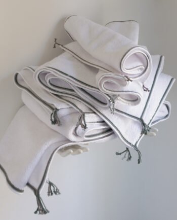 collection linge de bain OMANA finition water design V. Barkowski