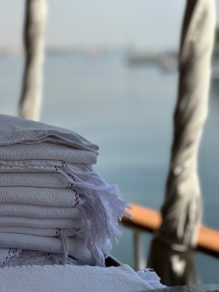 Steam Ship Sudan - Bath Towels design V. Barkowski