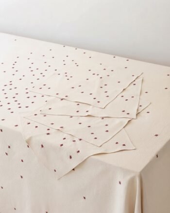 Nappe en Coton Haut de Gamme avec Passementerie - NOON - Valérie Barkowski
