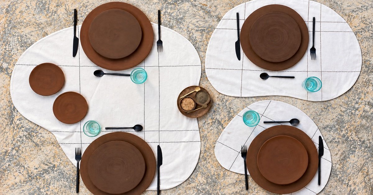 Ozera Sets de table inspirée d'une île design original Valérie Barkowski