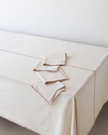 Nappe en Coton Haut de Gamme avec Passementerie - TRASS - Valérie Barkowski